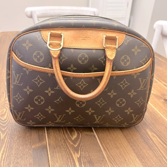 Louis Vuitton Vintage Monogram Canvas Trouville Satchel - Picture 1 of 12